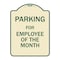 Signmission Designer Series-Parking For Employee Of The Month Sign, 24" x 18", TG-1824-9801 A-DES-TG-1824-9801 - alternate 1